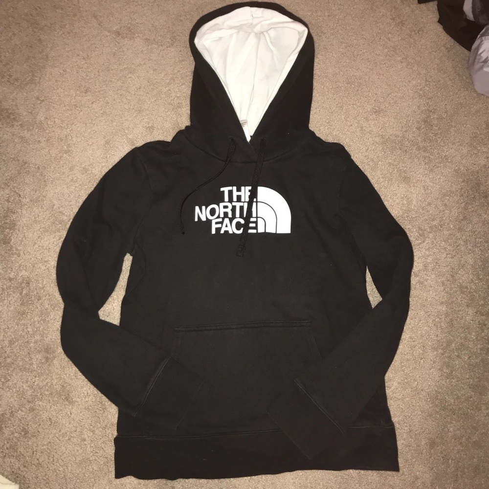 Black and White The North Face Hoodie